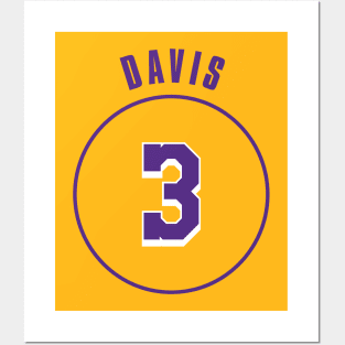 Anthony Davis Name and Number Posters and Art